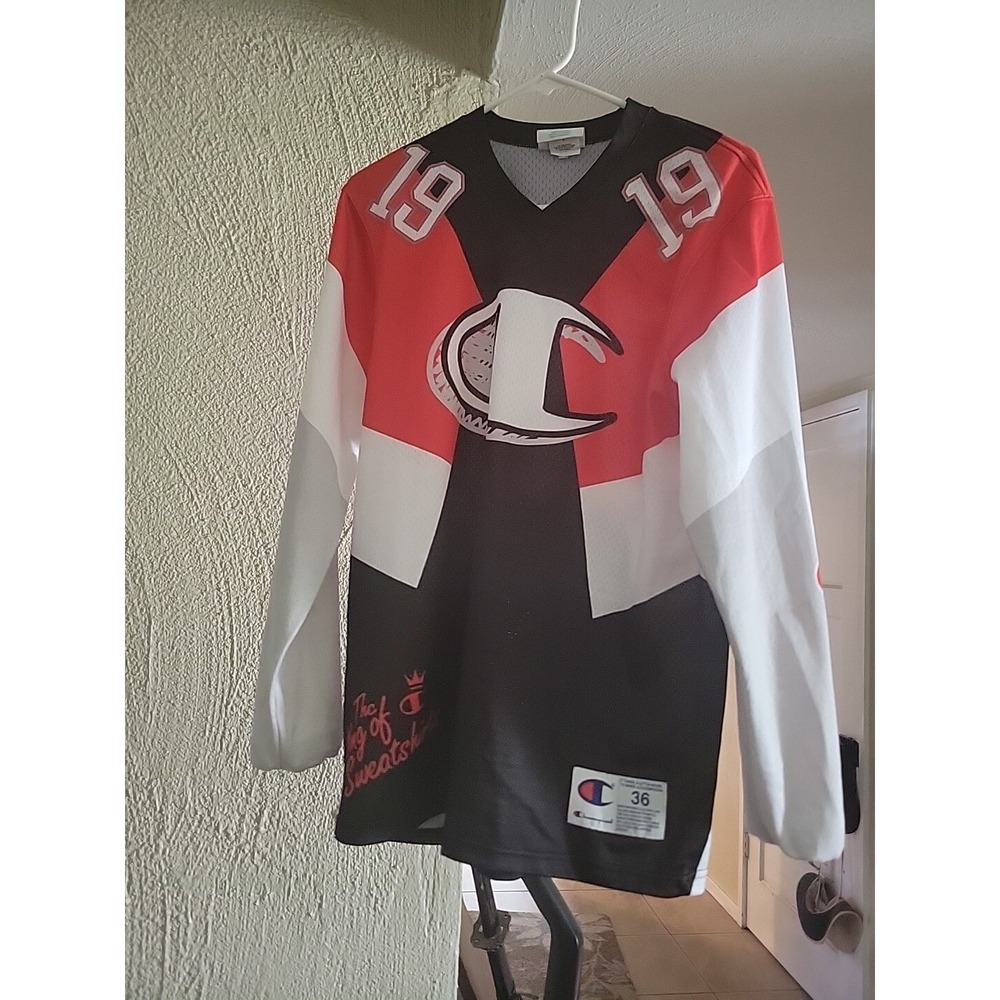 Champion King of Sweatshirts Pullover Jersey Red Black Men 36 SM